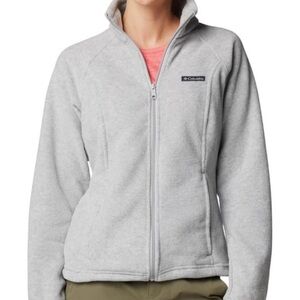 Columbia Women's Heather grey Benton Springs zip jacket